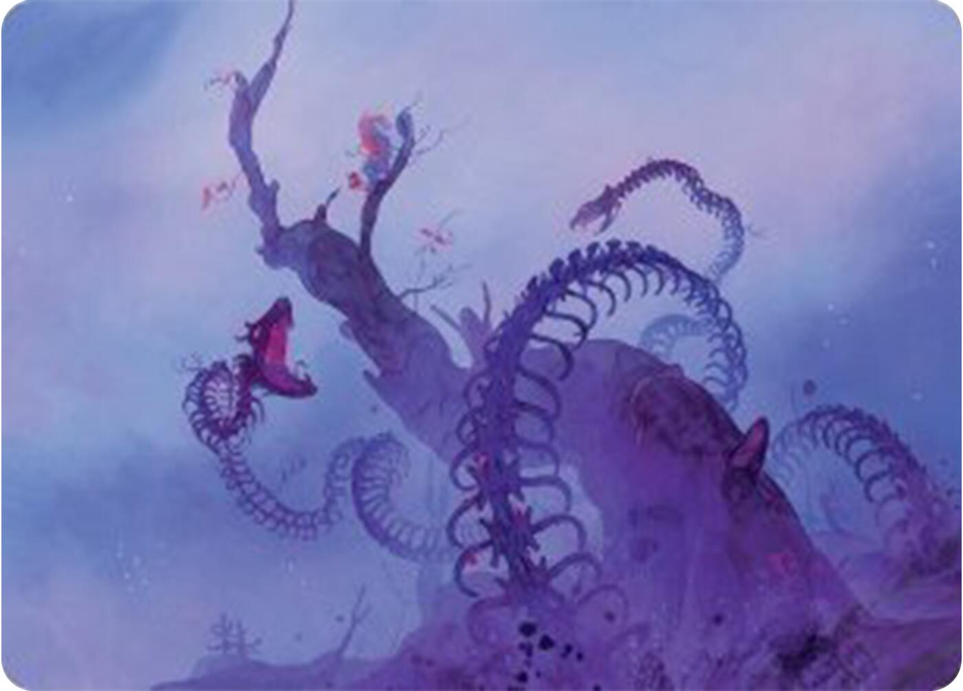 Image of Coiling Rebirth Art Card [Bloomburrow Art Series]