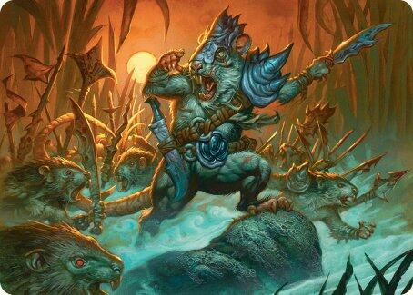 Image of Persistent Marshstalker Art Card [Bloomburrow Art Series]