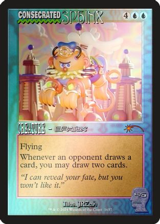 Image of Consecrated Sphinx (1657) (Rainbow Foil) [Secret Lair Drop Series]