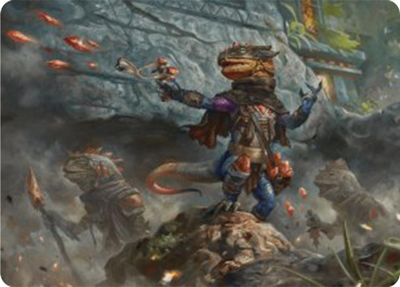 Image of Agate Instigator Art Card [Bloomburrow Art Series]