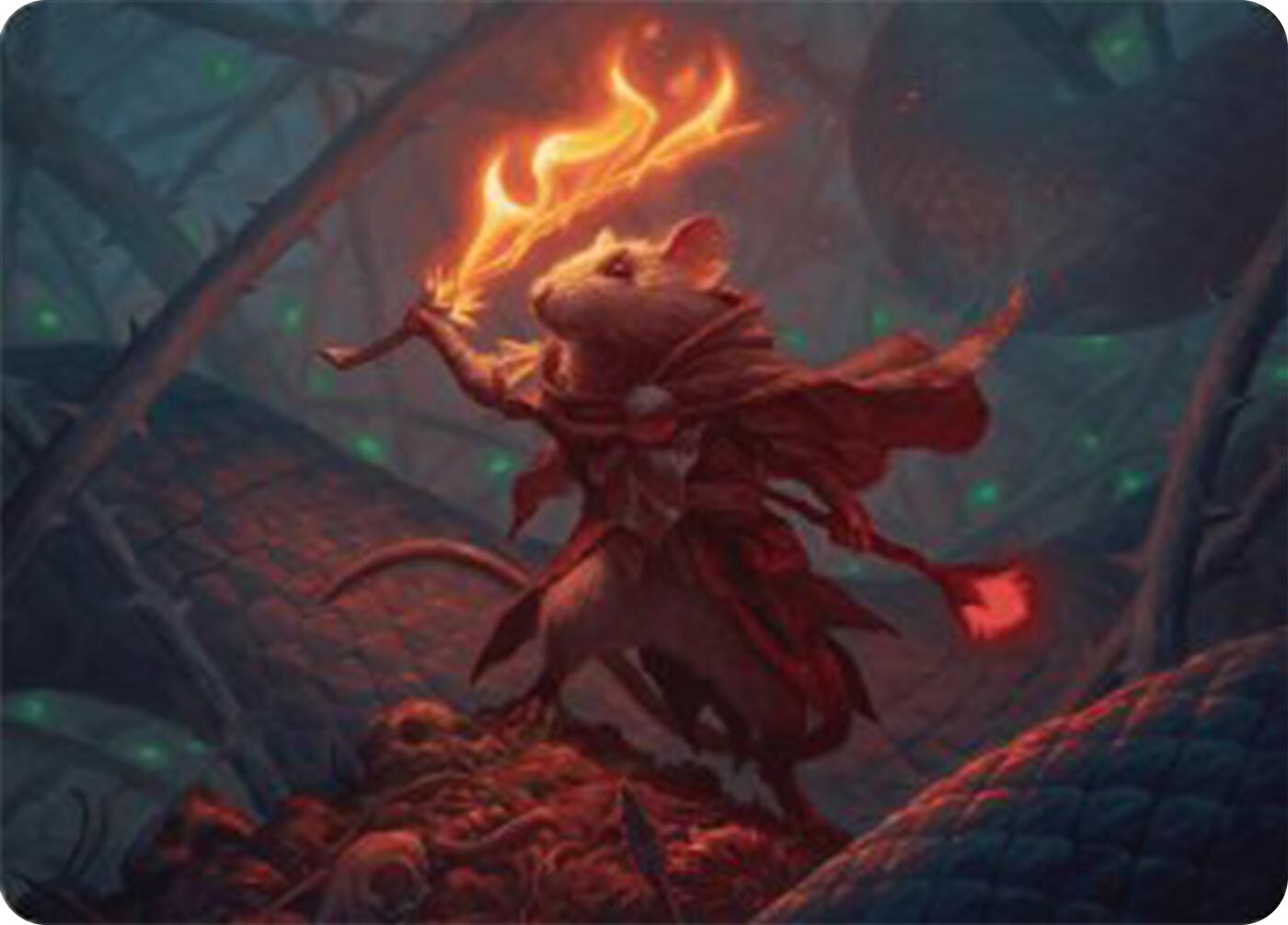 Image of Emberheart Challenger Art Card [Bloomburrow Art Series]