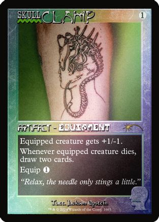 Image of Skullclamp (Rainbow Foil) [Secret Lair Drop Series]