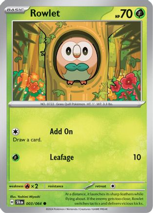 Image of Rowlet (003/064) [Scarlet & Violet: Shrouded Fable]