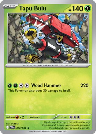 Image of Tapu Bulu (006/064) [Scarlet & Violet: Shrouded Fable]