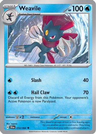 Image of Weavile (014/064) [Scarlet & Violet: Shrouded Fable]