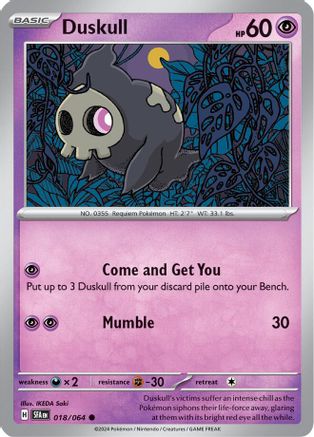 Image of Duskull (018/064) [Scarlet & Violet: Shrouded Fable]