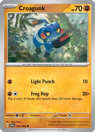 Image of Croagunk (023/064) [Scarlet & Violet: Shrouded Fable]