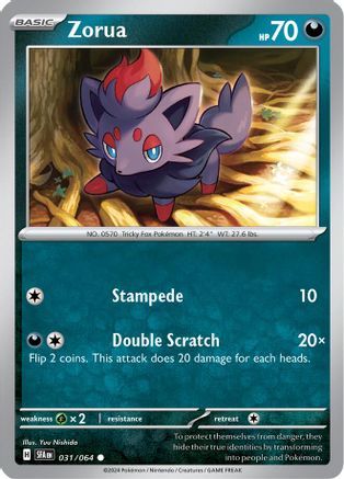 Image of Zorua (031/064) [Scarlet & Violet: Shrouded Fable]