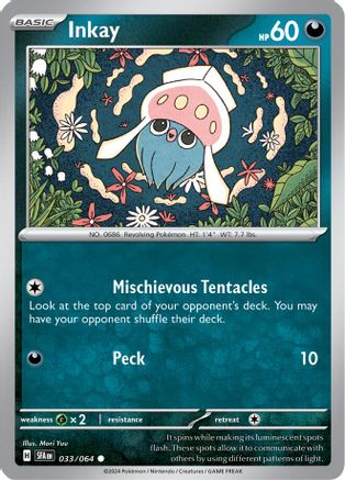Image of Inkay (033/064) [Scarlet & Violet: Shrouded Fable]