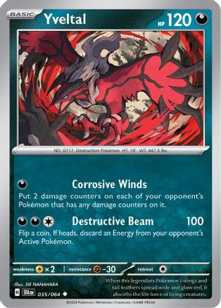 Image of Yveltal (035/064) [Scarlet & Violet: Shrouded Fable]