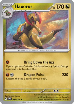 Image of Haxorus (046/064) [Scarlet & Violet: Shrouded Fable]