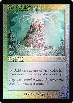 Image of Command Tower (1666) (Rainbow Foil) [Secret Lair Drop Series]