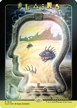 Image of Plains (1647) (Rainbow Foil) [Secret Lair Drop Series]