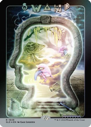 Image of Swamp (1649) (Rainbow Foil) [Secret Lair Drop Series]