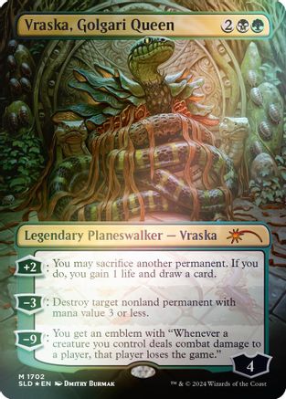 Image of Vraska, Golgari Queen (1702) (Rainbow Foil) [Secret Lair Drop Series]
