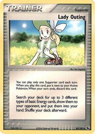Image of Lady Outing (83/109) (Theme Deck Exclusive) [EX: Ruby & Sapphire]