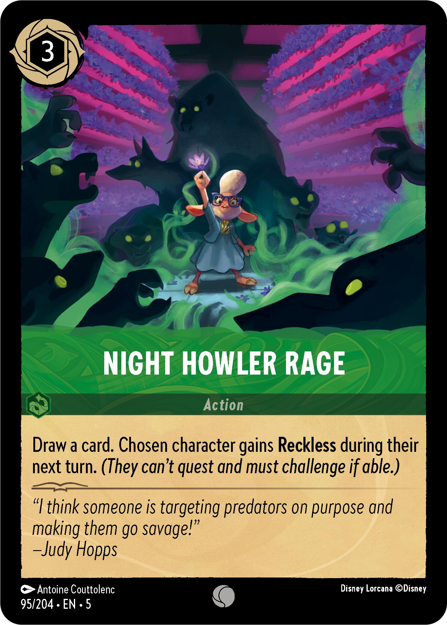 Image of Night Howler Rage (95/204) [Shimmering Skies]