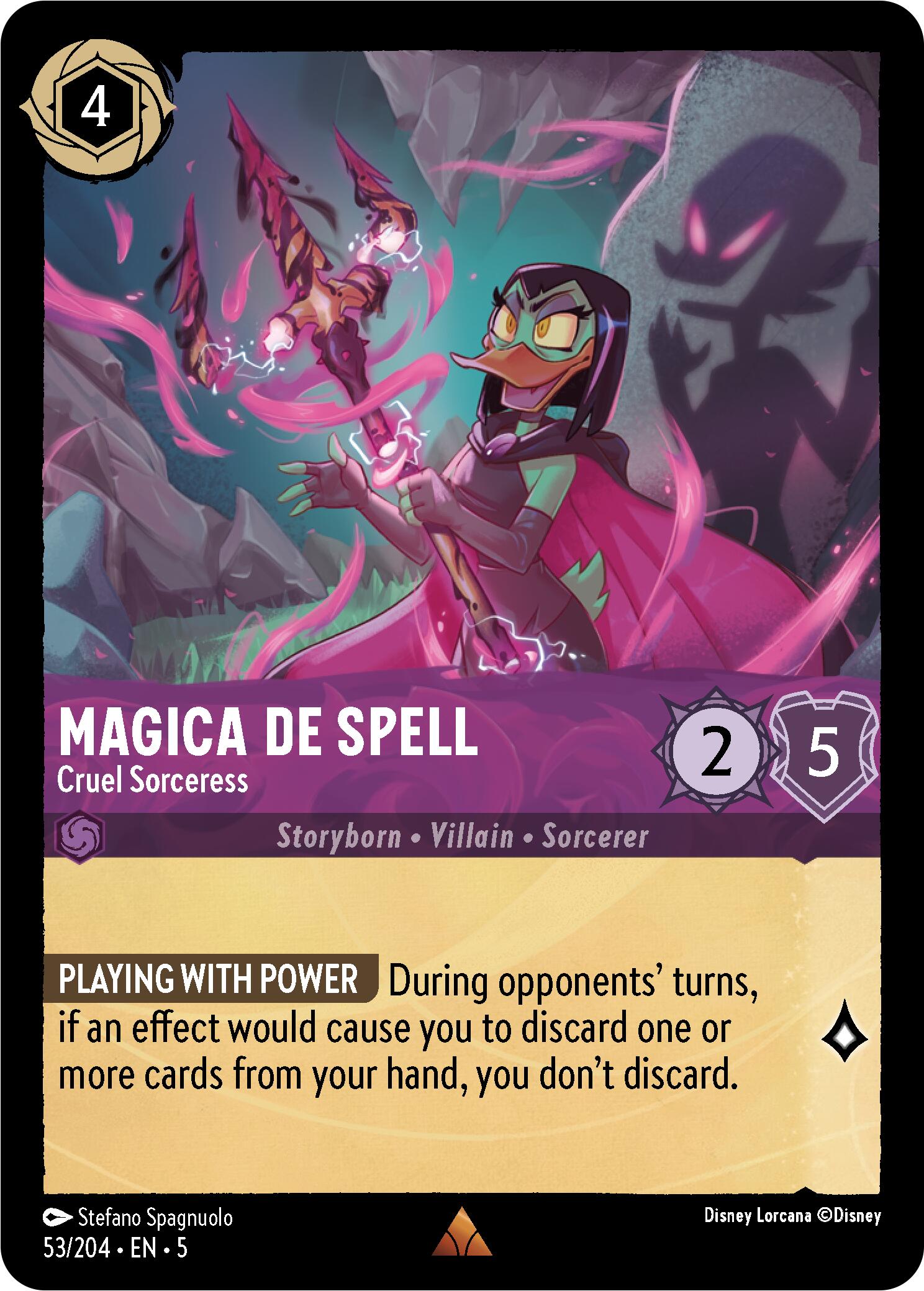 Image of Magica De Spell - Cruel Sorceress (53/204) [Shimmering Skies]