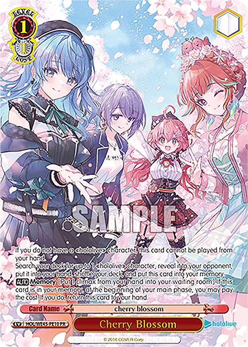 Image of Cherry Blossom (HOL/WE45-PE10 PR) [hololive production ft. Weiss Schwarz Ambassadors]