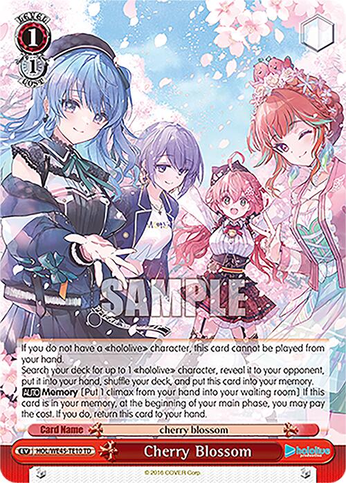 Image of Cherry Blossom (HOL/WE45-TE10 TD) [hololive production ft. Weiss Schwarz Ambassadors]