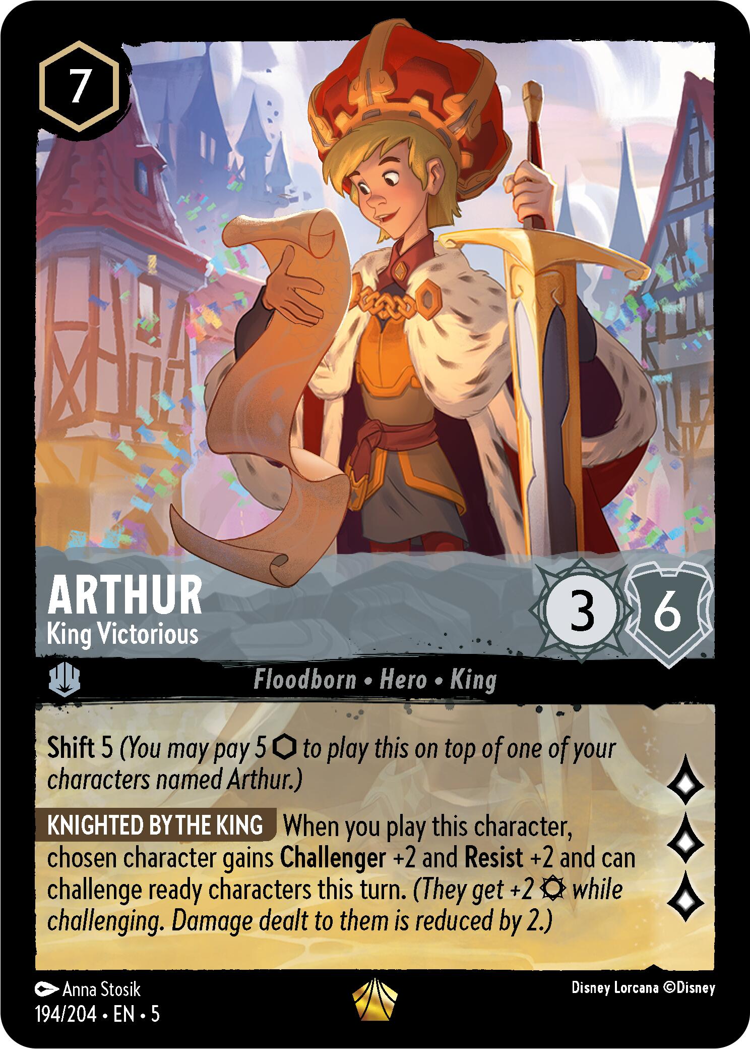 Image of Arthur - King Victorious (194/204) [Shimmering Skies]