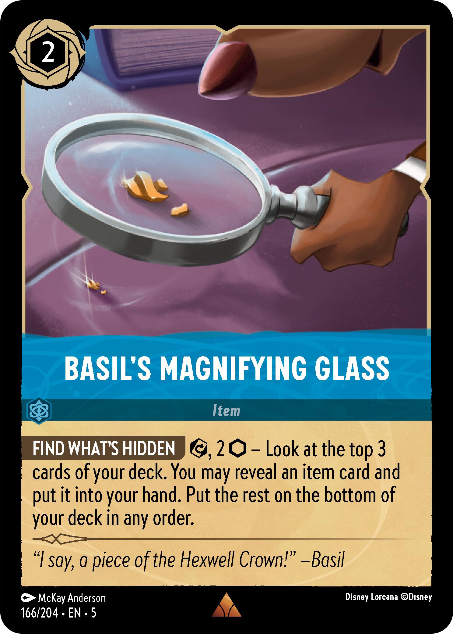 Image of Basil's Magnifying Glass (166/204) [Shimmering Skies]