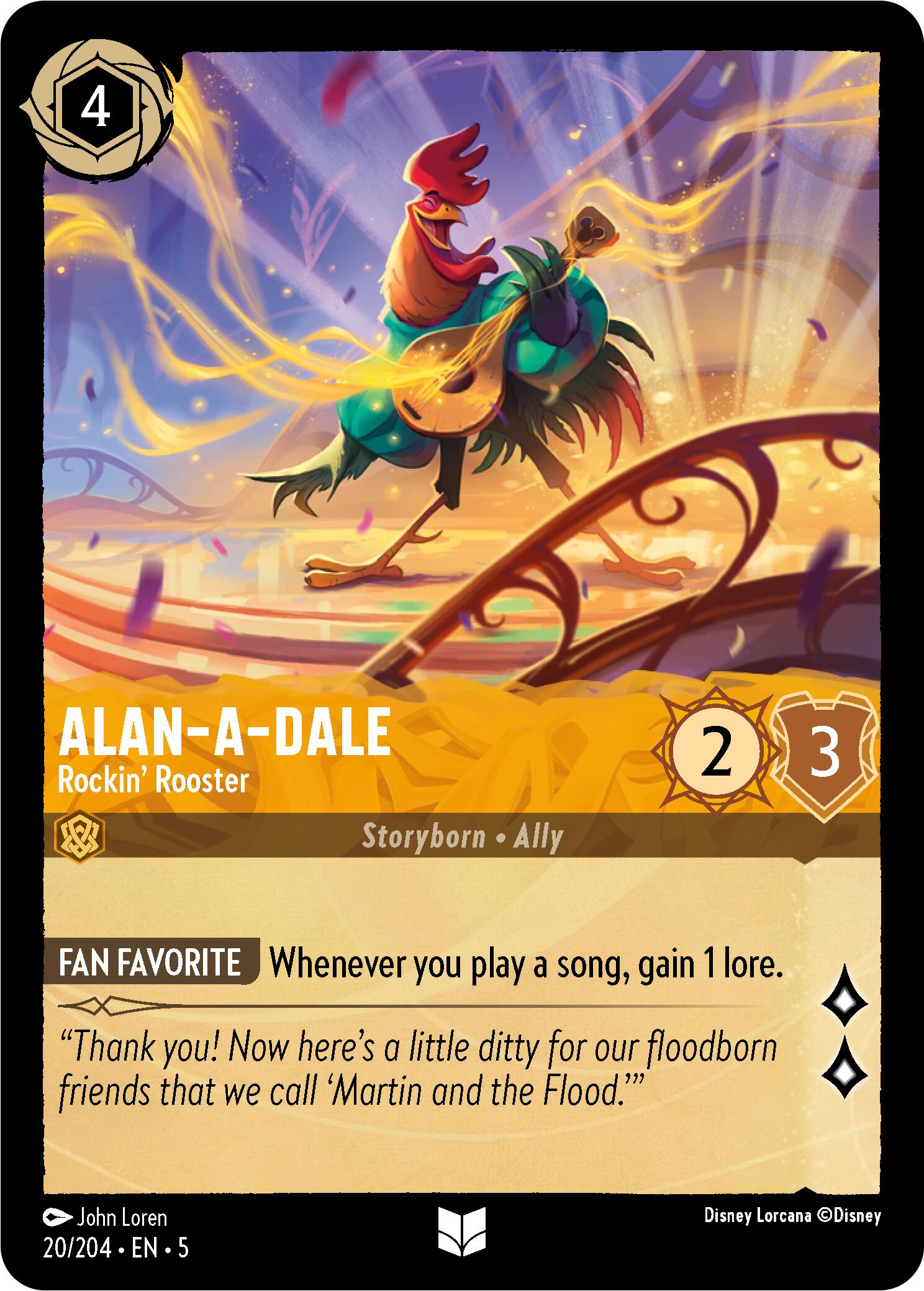 Image of Alan-A-Dale - Rockin' Rooster (20/204) [Shimmering Skies]
