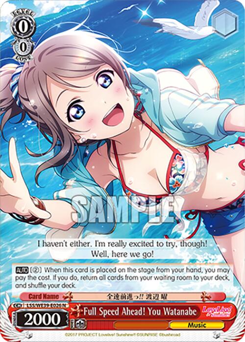 Image of Full Speed Ahead! You Watanabe (LSS/WE39-E026 N) [Love Live! School Idol Festival 10th Anniversary]