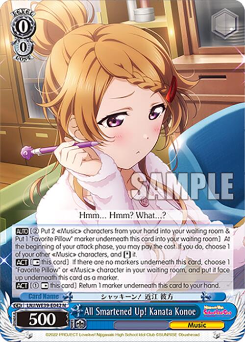 Image of All Smartened Up! Kanata Konoe (LNJ/WE39-E042 N) [Love Live! School Idol Festival 10th Anniversary]