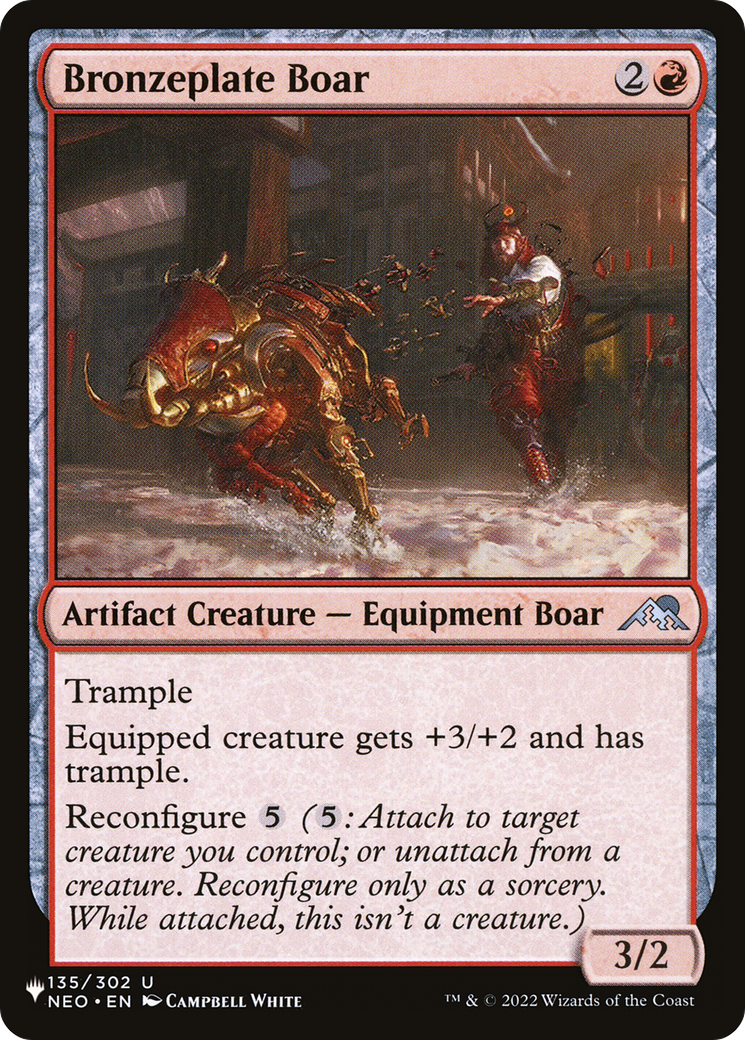 Image of Bronzeplate Boar [The List]