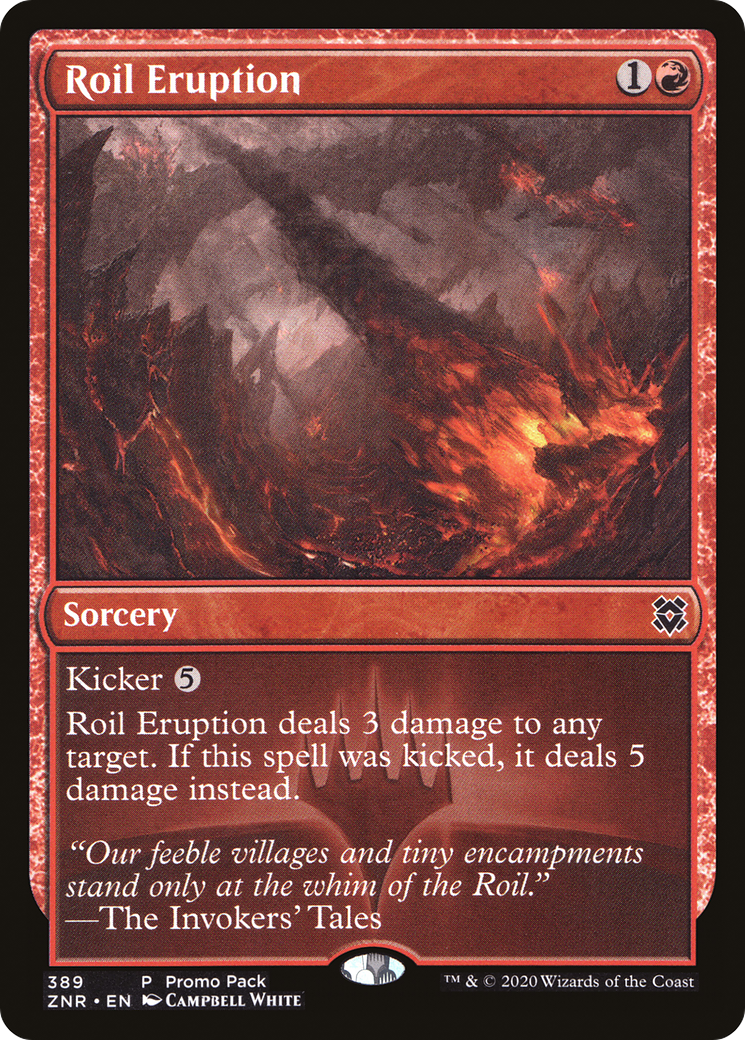 Image of Roil Eruption (Promo Pack) [Zendikar Rising Promos]