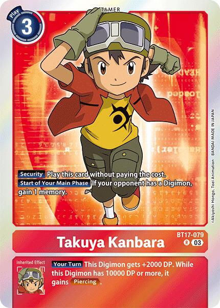 Image of Takuya Kanbara [BT17-079] [Secret Crisis]
