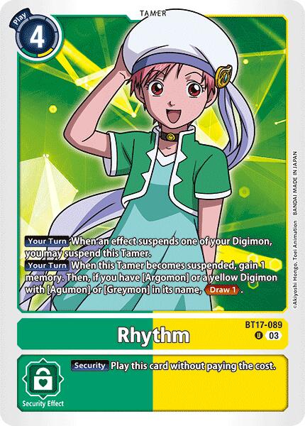 Image of Rhythm [BT17-089] [Secret Crisis]