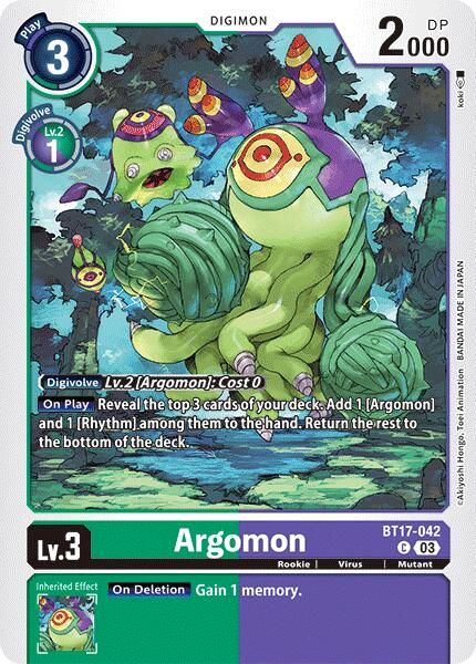 Image of Argomon [BT17-042] - BT17-042 [Secret Crisis]