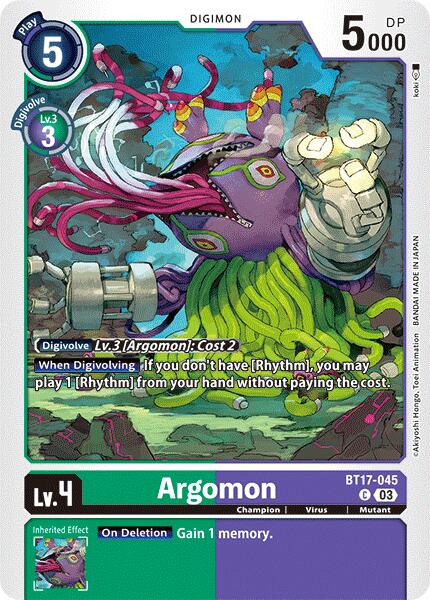 Image of Argomon [BT17-045] - BT17-045 [Secret Crisis]