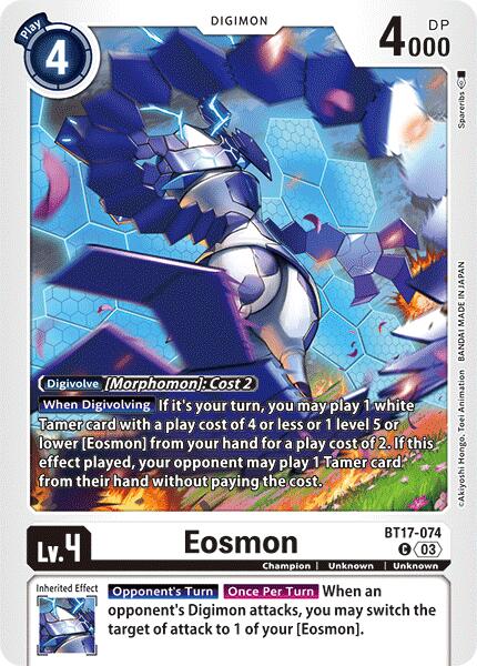 Image of Eosmon [BT17-074] - BT17-074 [Secret Crisis]