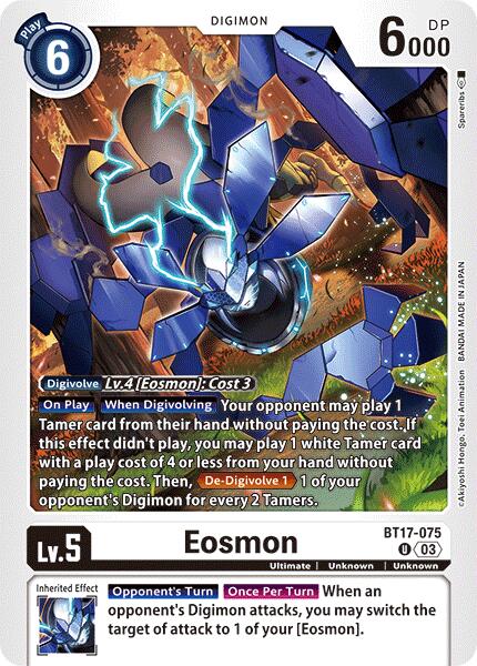 Image of Eosmon [BT17-075] - BT17-075 [Secret Crisis]