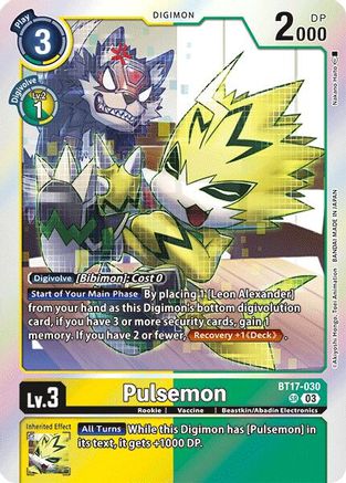 Image of Pulsemon [BT17-030] [Secret Crisis]