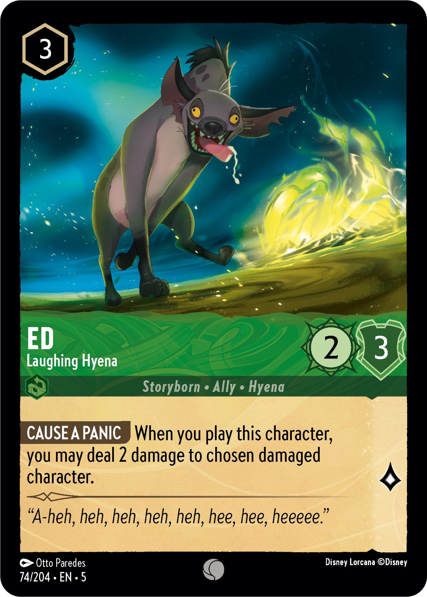 Image of Ed - Laughing Hyena (74/204) [Shimmering Skies]