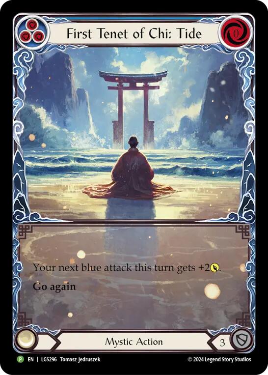 Image of First Tenet of Chi: Tide [LGS296] (Promo)  Rainbow Foil