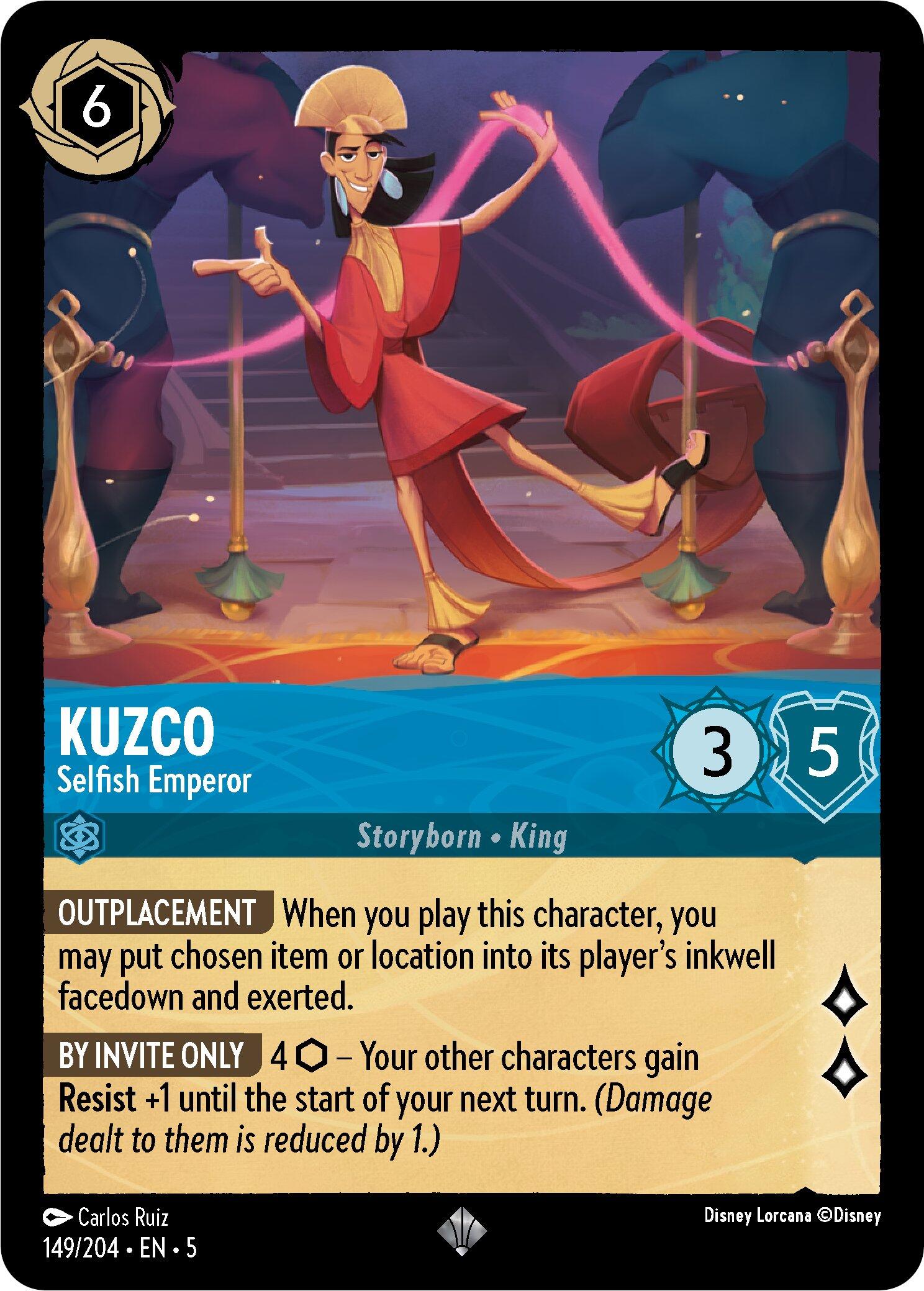 Image of Kuzco - Selfish Emperor (149/204) [Shimmering Skies]