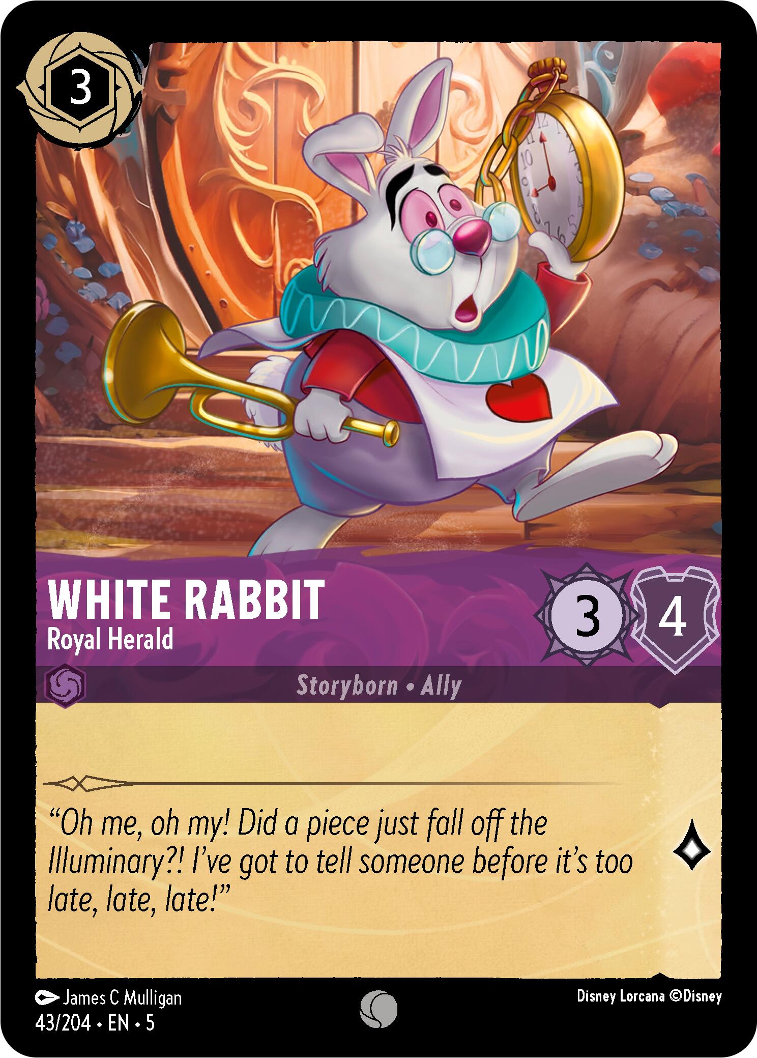 Image of White Rabbit - Royal Herald (43/204) [Shimmering Skies]