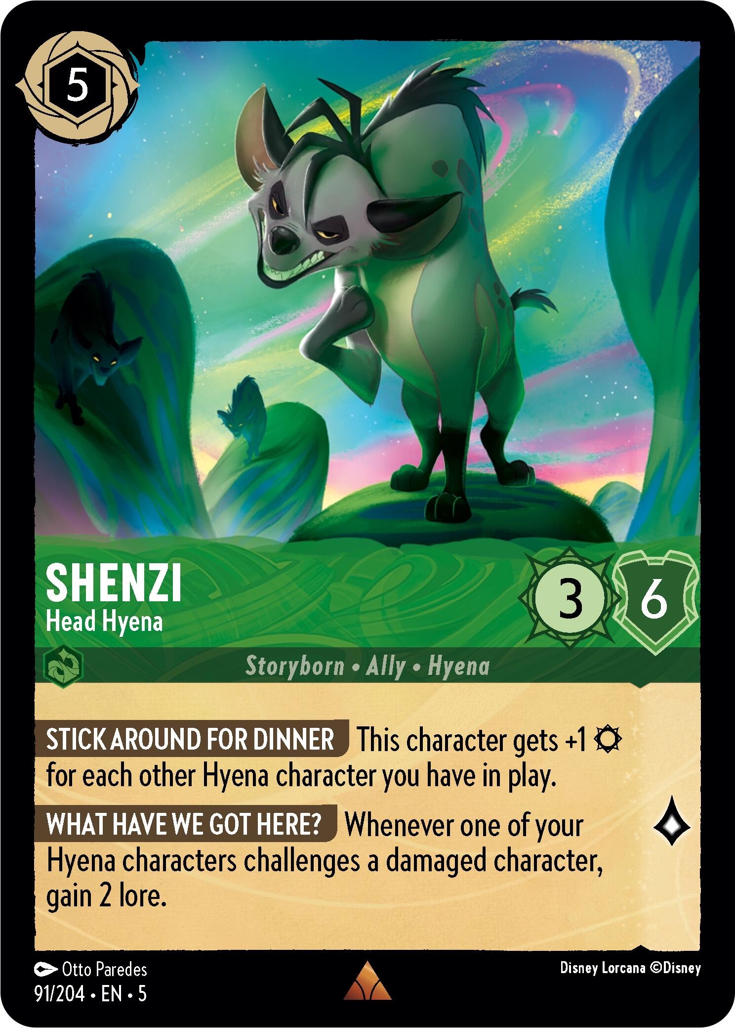Image of Shenzi - Head Hyena (91/204) [Shimmering Skies]