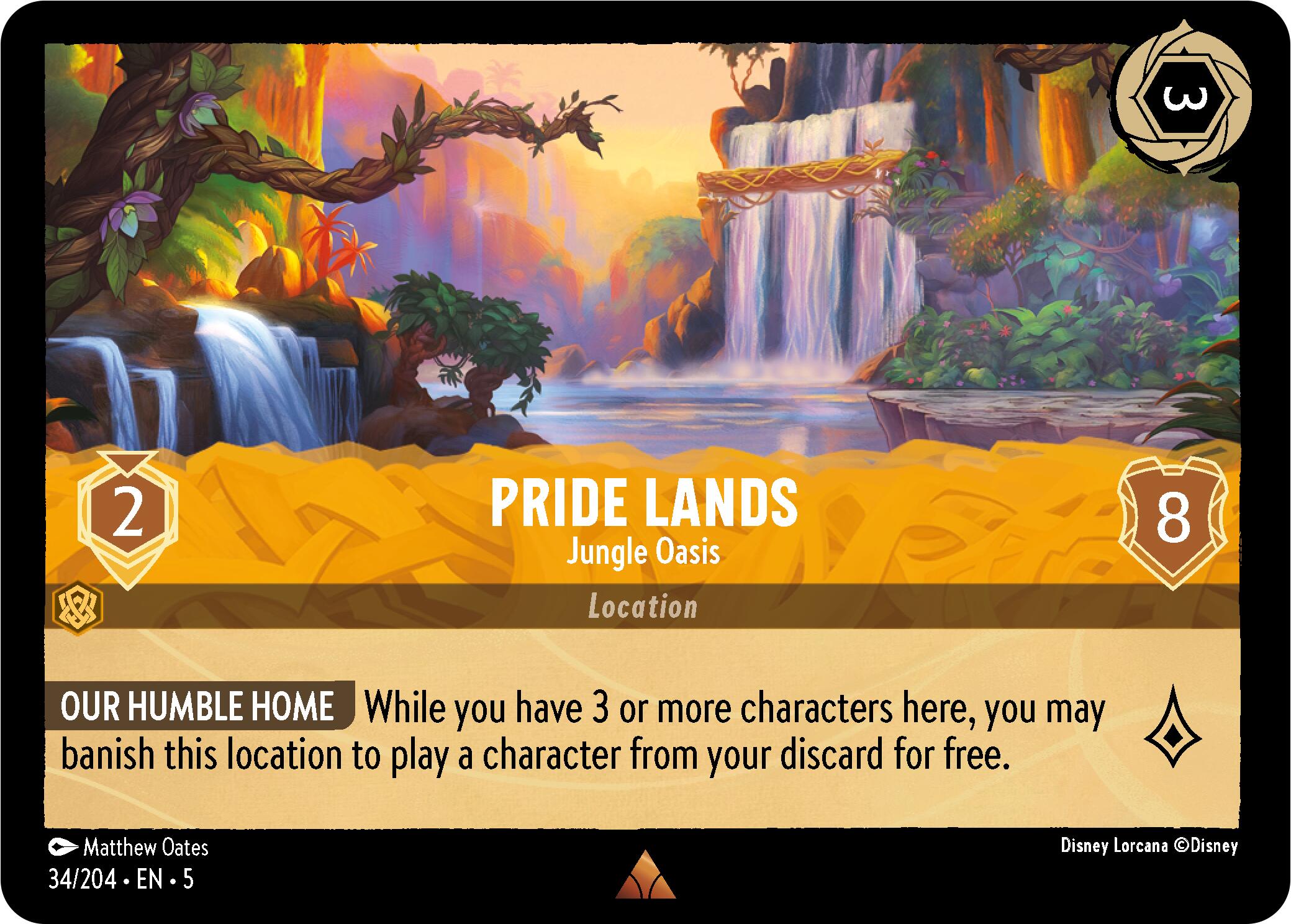 Image of Pride Lands - Jungle Oasis (34/204) [Shimmering Skies]