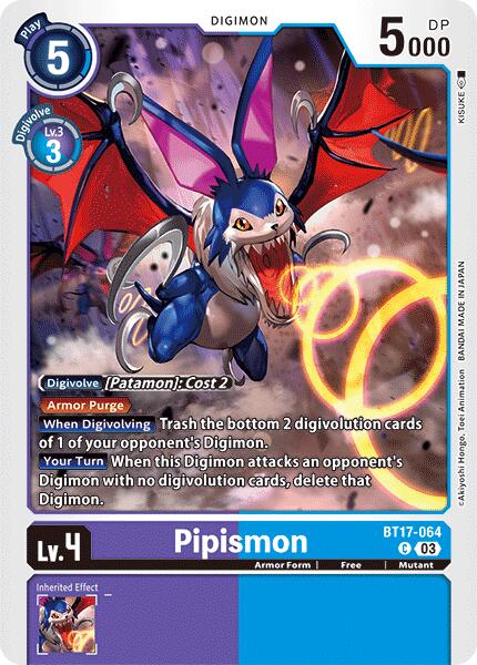 Image of Pipismon [BT17-064] [Secret Crisis]