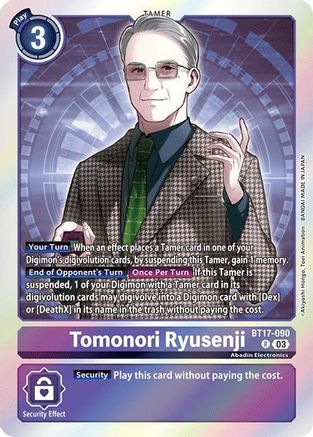 Image of Tomonori Ryusenji [BT17-090] [Secret Crisis]