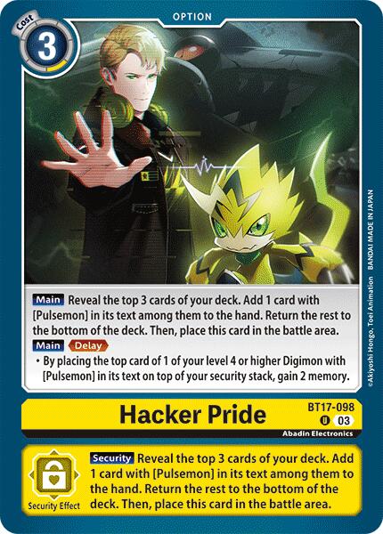 Image of Hacker Pride [BT17-098] [Secret Crisis]