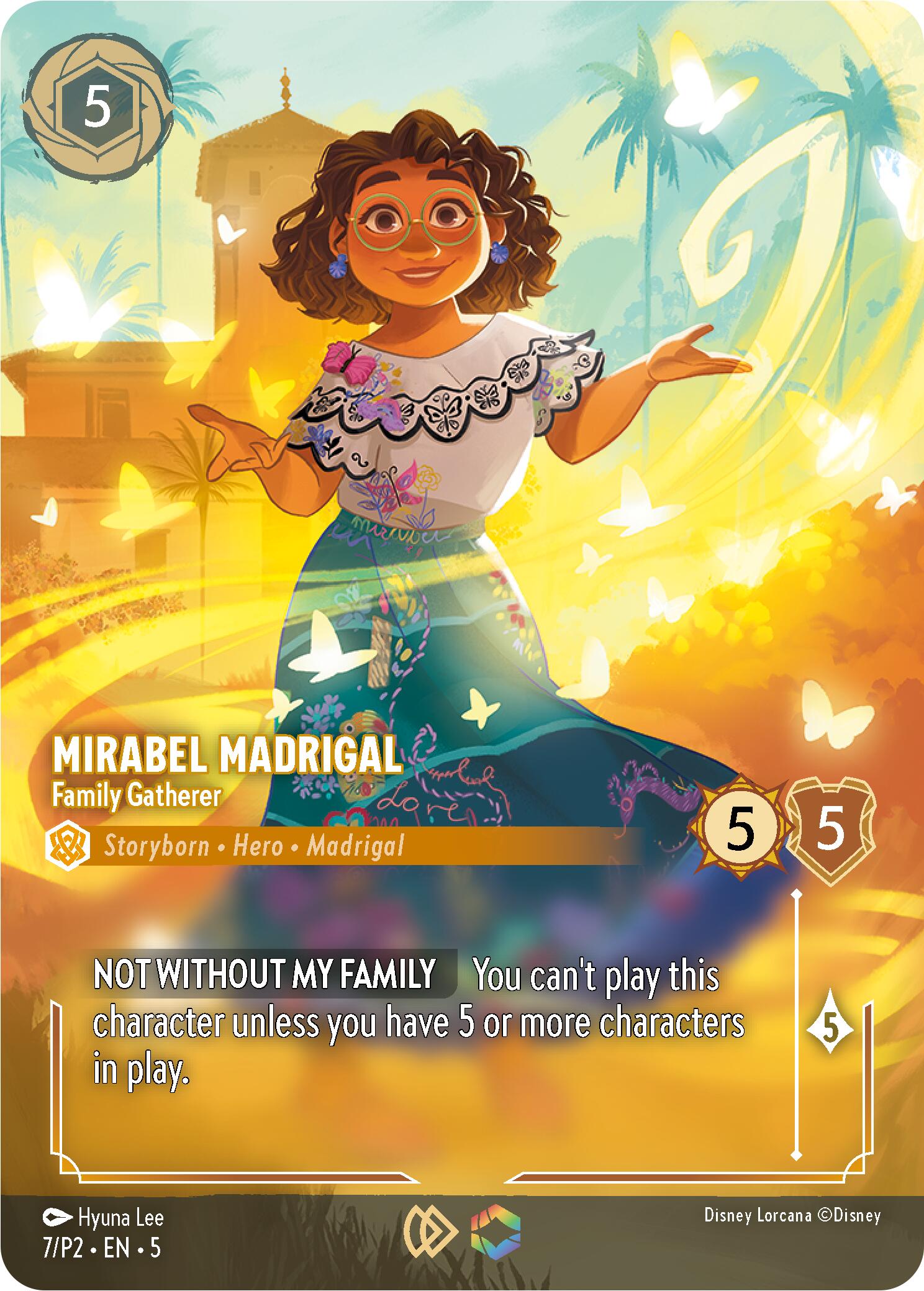 Image of Mirabel Madrigal - Family Gatherer (Store Championship) (7) [Promo Cards]