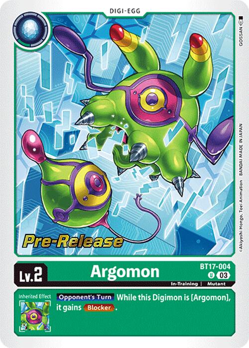Image of Argomon [BT17-004] [Secret Crisis Pre-Release Cards]