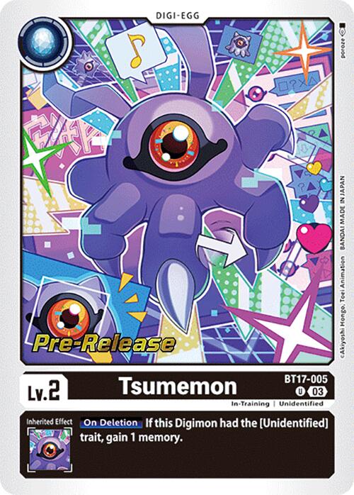 Image of Tsumemon [BT17-005] [Secret Crisis Pre-Release Cards]